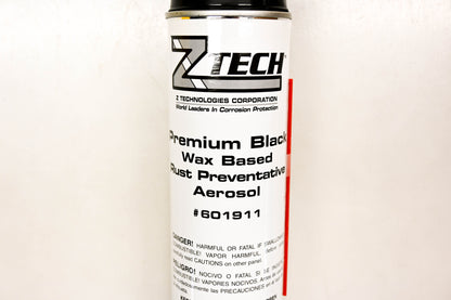 Z-Tech ZPG-20060B, 022615 #601911 Black Wax Based Rust Preventative Aerosol Case NOS