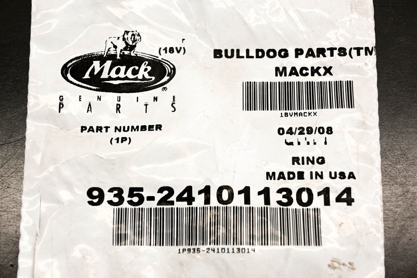 Mack 935-2410113014 Ring NOS