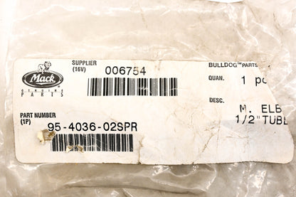 Mack 95-4036-02SPR, 1538-95403602SPR Check Valve NOS