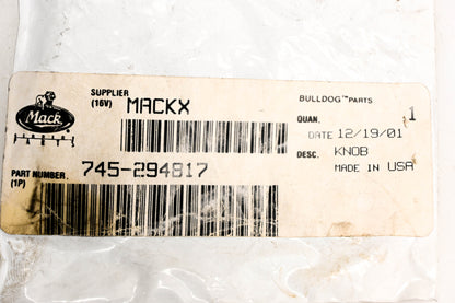 Mack 745-294817 Knob NOS