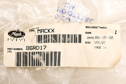 Mack 86RD17 Valve NOS