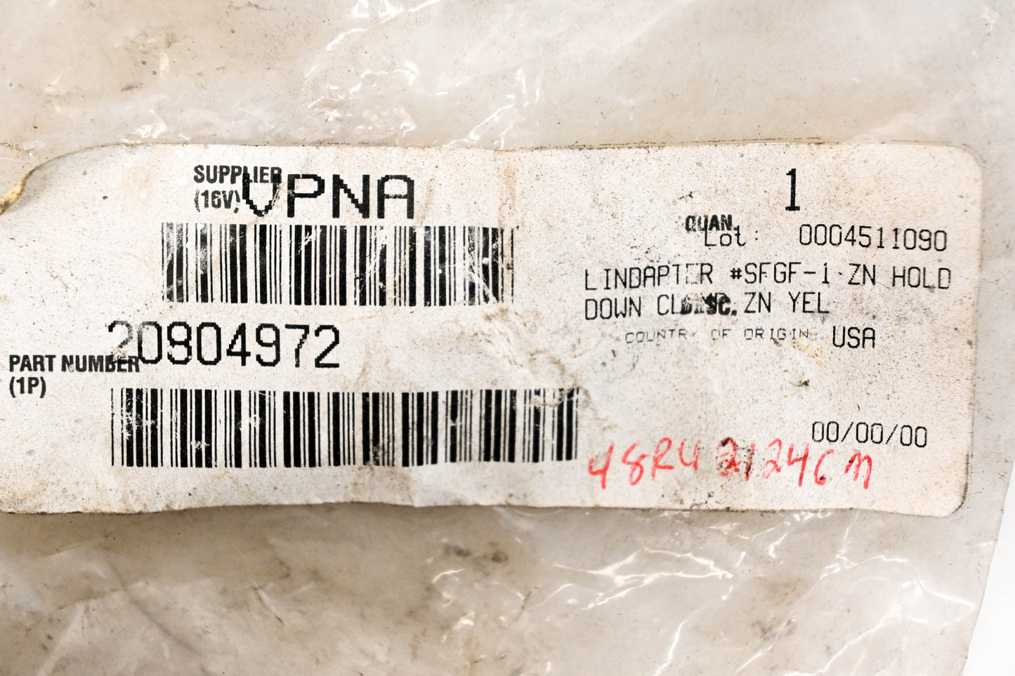 Mack 20804972 Hold Down Clamp NOS