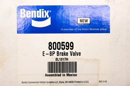 Bendix 800599 E-8P Brake Valve NOS