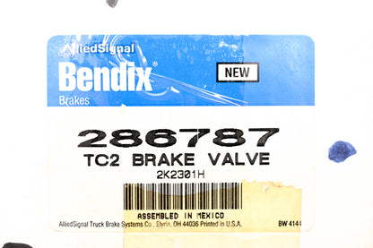 Bendix 286787, 745-286787 TC2 Brake Valve NOS