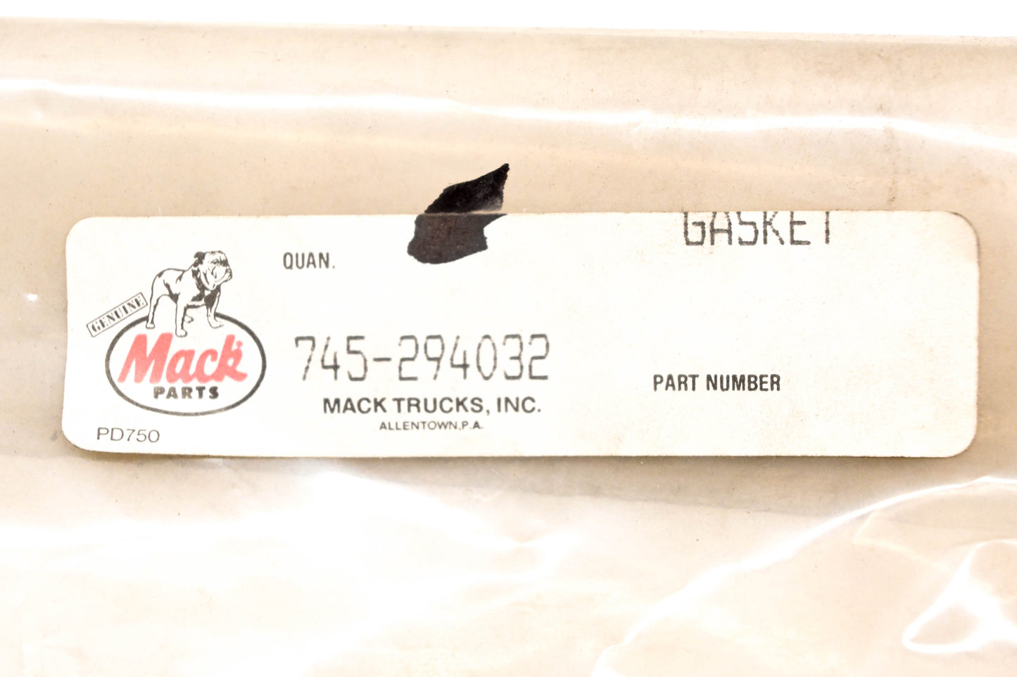 Mack 745-294032 Compressor Gasket NOS