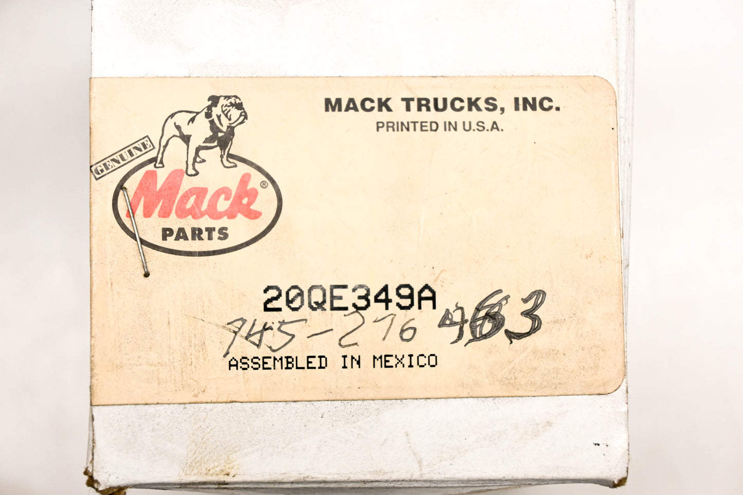 Mack 20QE349A-P1 Control Valve NOS