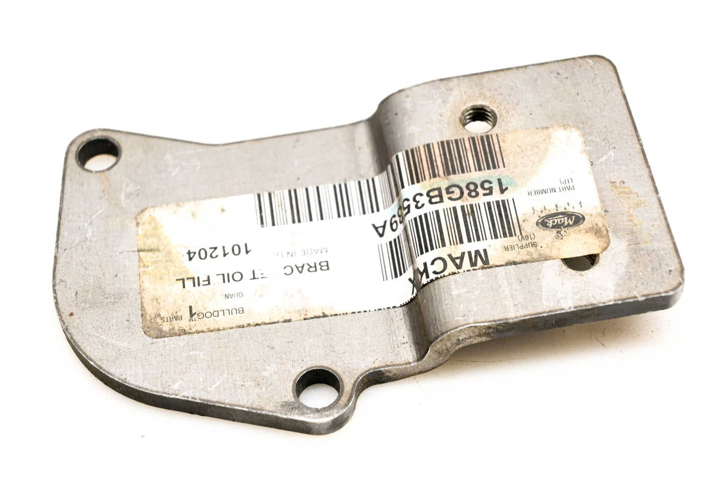 Mack 158GB3539A Oil Fill Tube Bracket NOS