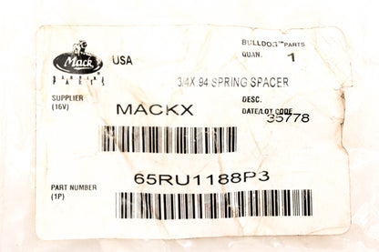 Mack 65RU1188P3 Spacer NOS