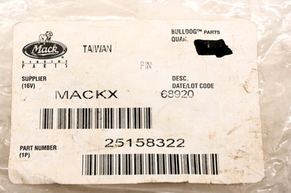 Mack 25158322 Pin NOS