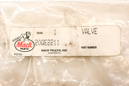 Mack 20QE2211 Control Valve NOS