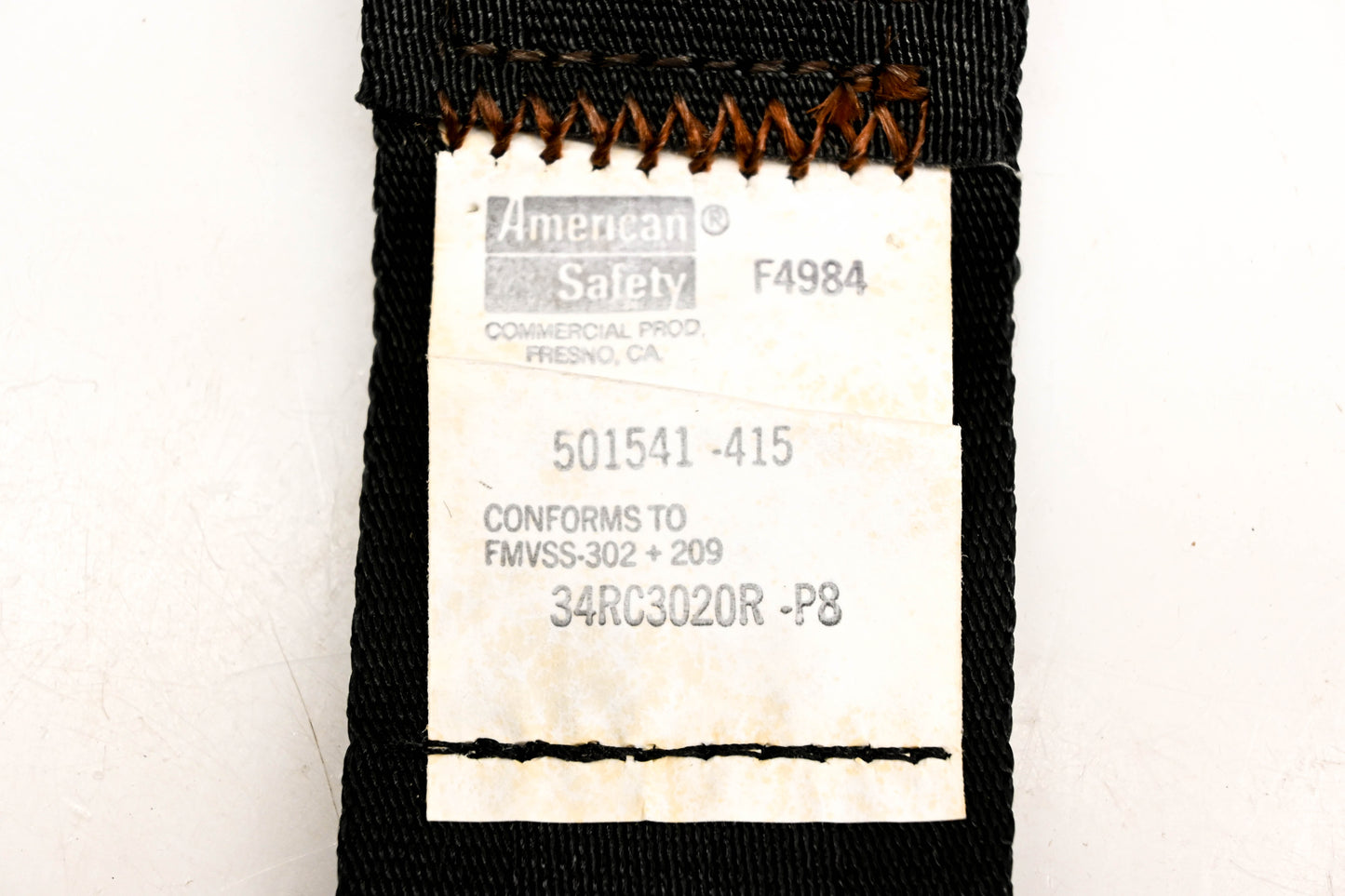 American Safety 501541-415, 34RC3020P8 Safety Belt Tether NOS