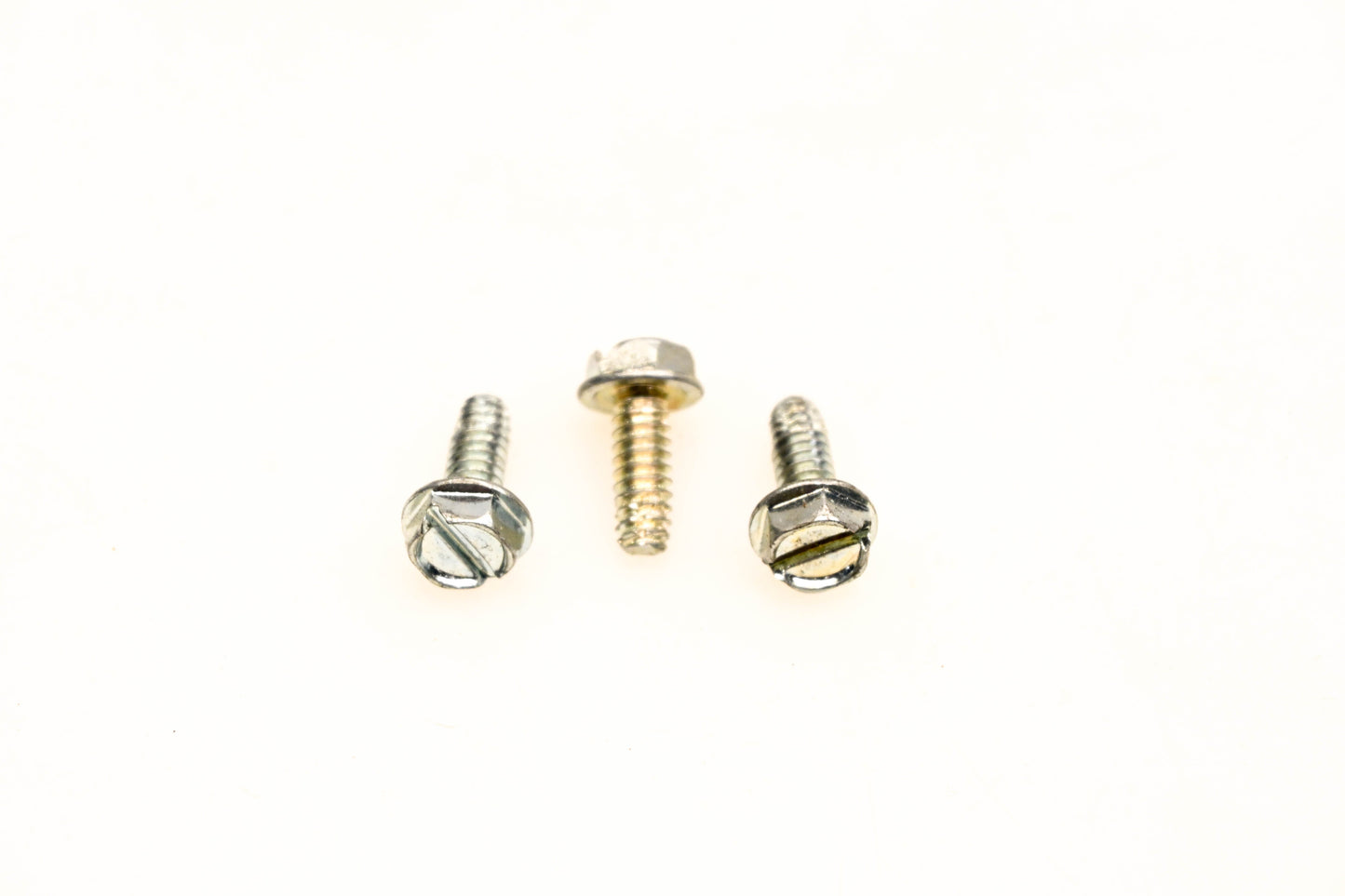 Fastenal 1132406 10-24x1/2" Hex Washer Head Type F Slotted Screws Qty 3 NOS