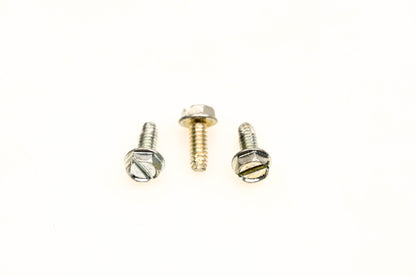Fastenal 1132406 10-24x1/2" Hex Washer Head Type F Slotted Screws Qty 3 NOS