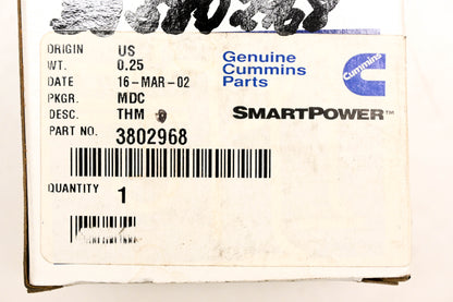 Cummins 3802968 Thermostat NOS