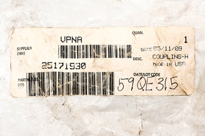 Mack 25171930 Hose Dumnmy Coupling NOS
