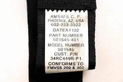 Mack 34RC449RP1, 501545-401 Amsafe Safety Belt NOS