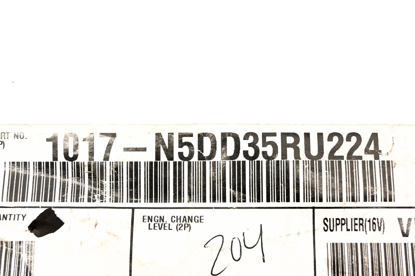 Mack 1017-N5DD35RU224 Window Channel Strip NOS