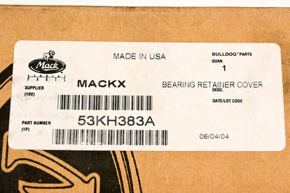 Mack 53KH383A Bearing Retainer Cover NOS