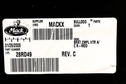 Mack 28RD49 Heater Bracket NOS