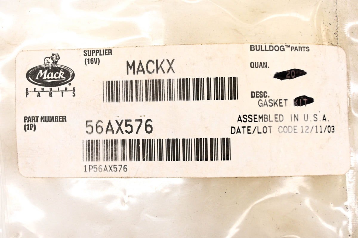 Mack 56AX576 Gasket NOS