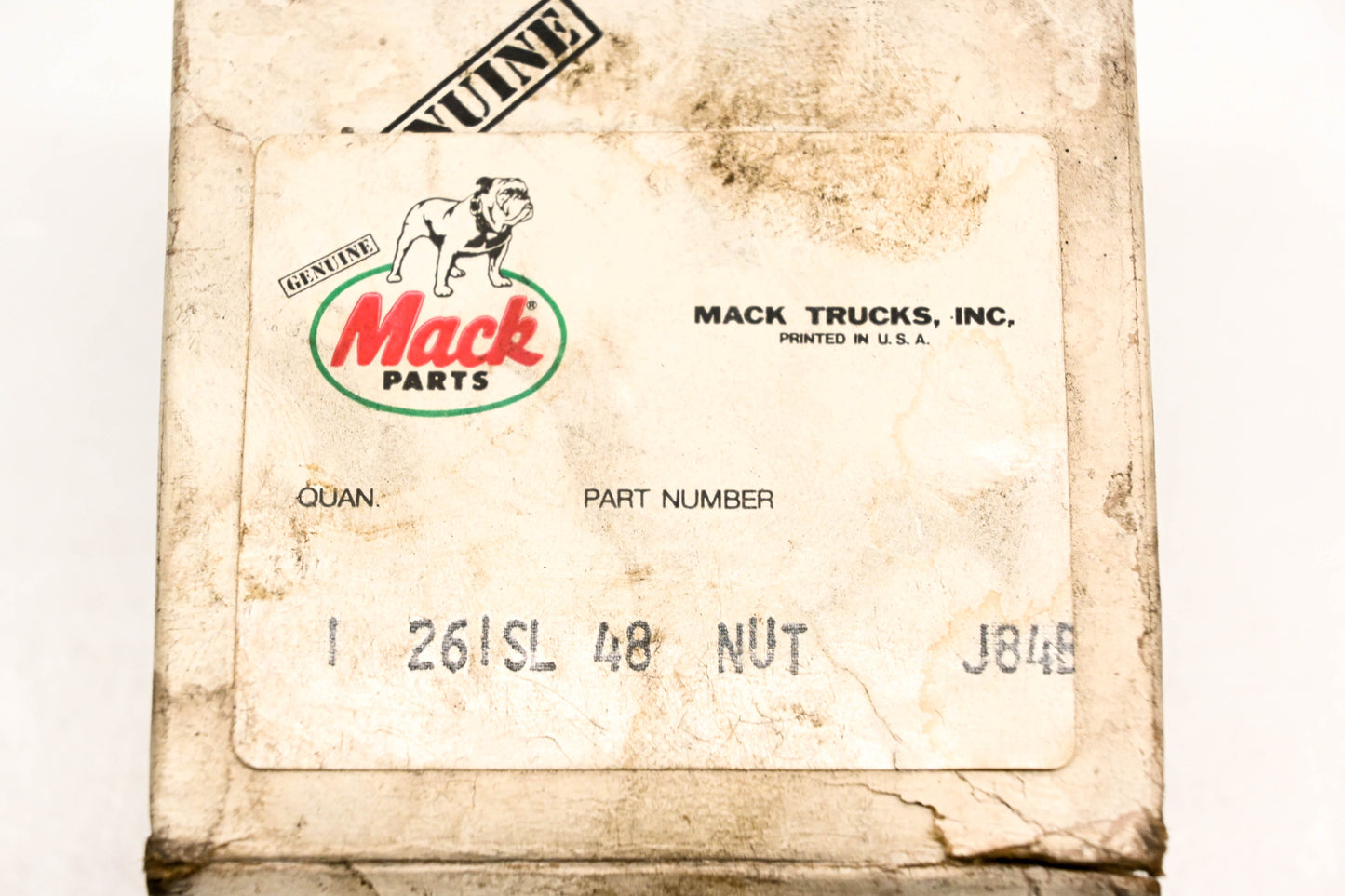 Mack 261SL48 Nut NOS