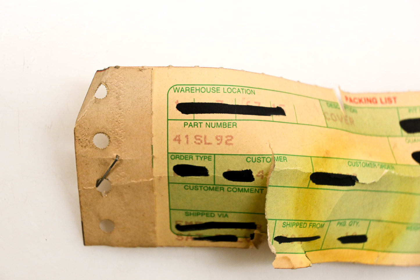 Mack 41SL92 Cover NOS