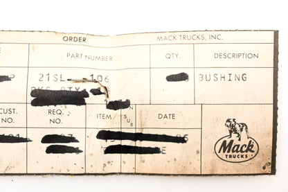 Mack 21SL106 Bushing NOS