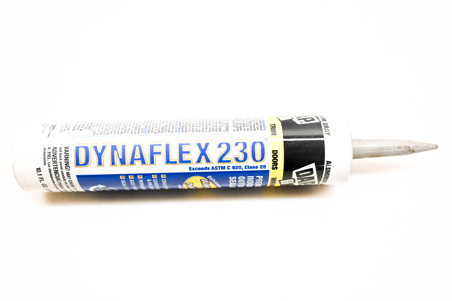 DAP 18286 Dynaflex 230 Aluminum Gray 10.1 fl.oz. NOS