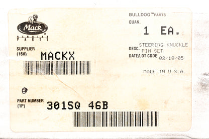 Mack 301SQ46B King Pin Kit NOS