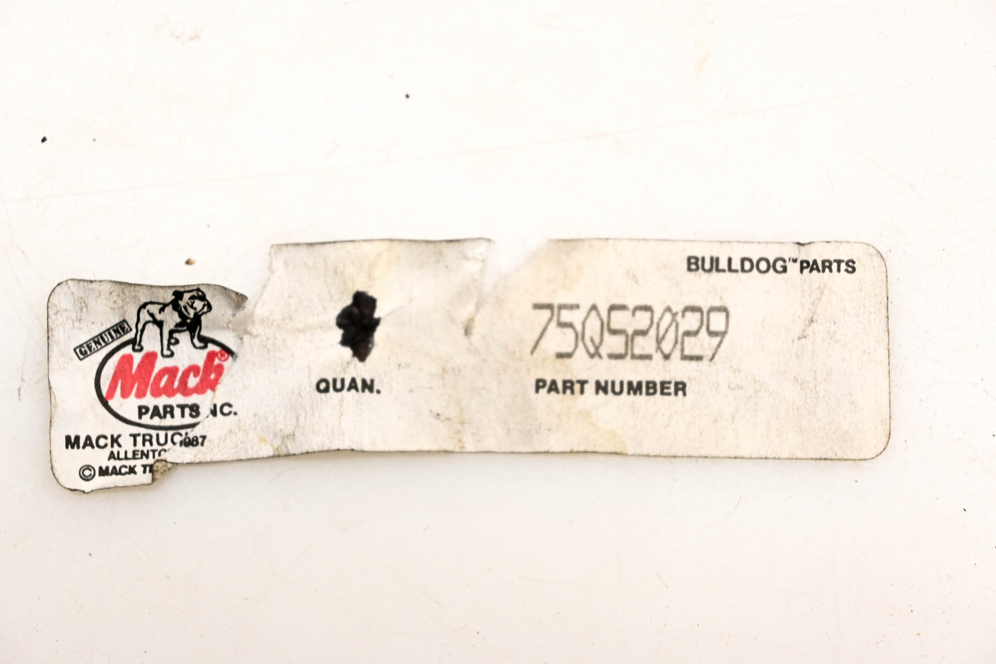 Mack 75QS2029 Black Bracket NOS