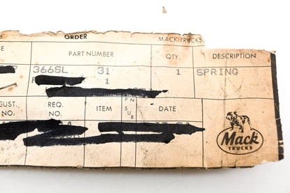 Mack 366SL31 Spring NOS