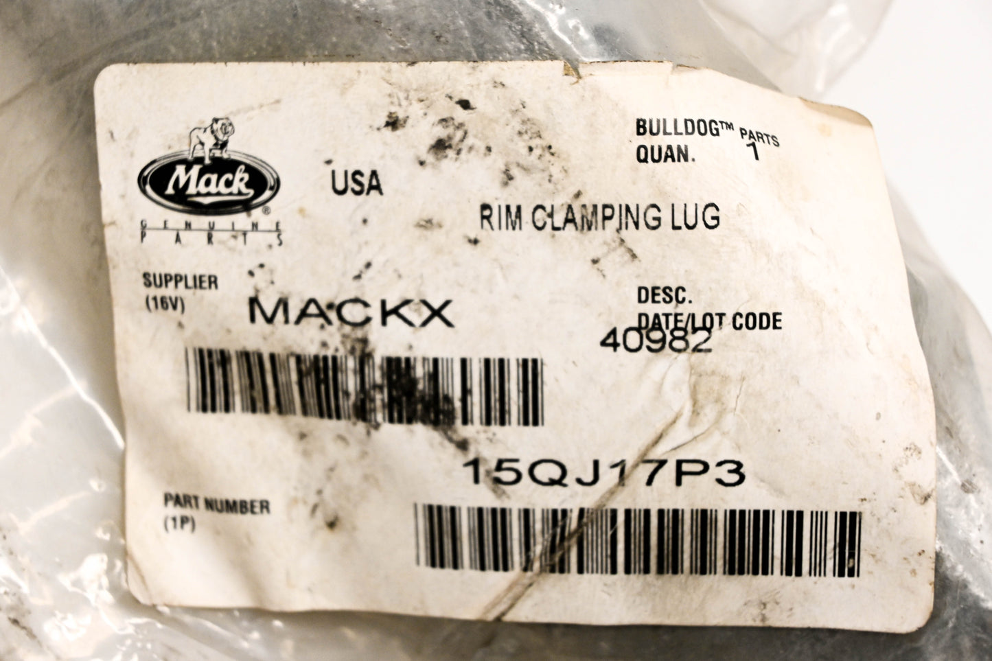 Mack 15QJ17P3 Clamp NOS
