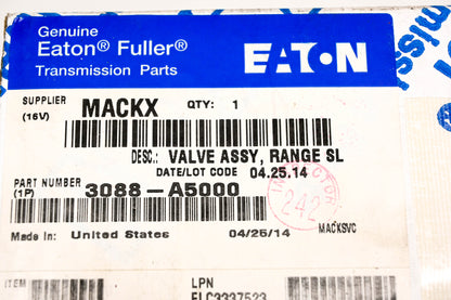 Mack 3088-A5000 Eaton Fuller Slave Valve Assembly NOS