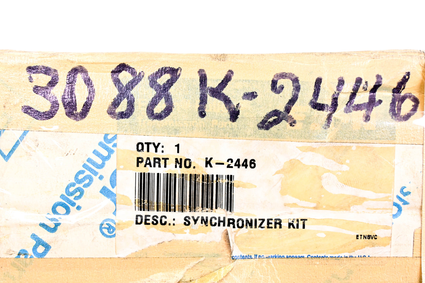 Mack 3088-K2446, K-2446 Eaton Fuller Synchronizer Kit NOS