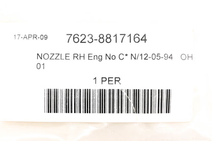 Mack 7623-8817164 Righthand Nozzle NOS