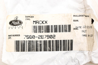 Mack 7600-287902 Nut NOS