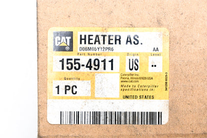 Caterpillar 155-4911, 1554911 Air Intake Heater NOS
