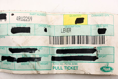 Mack 4RU2259 Lever Bracket NOS