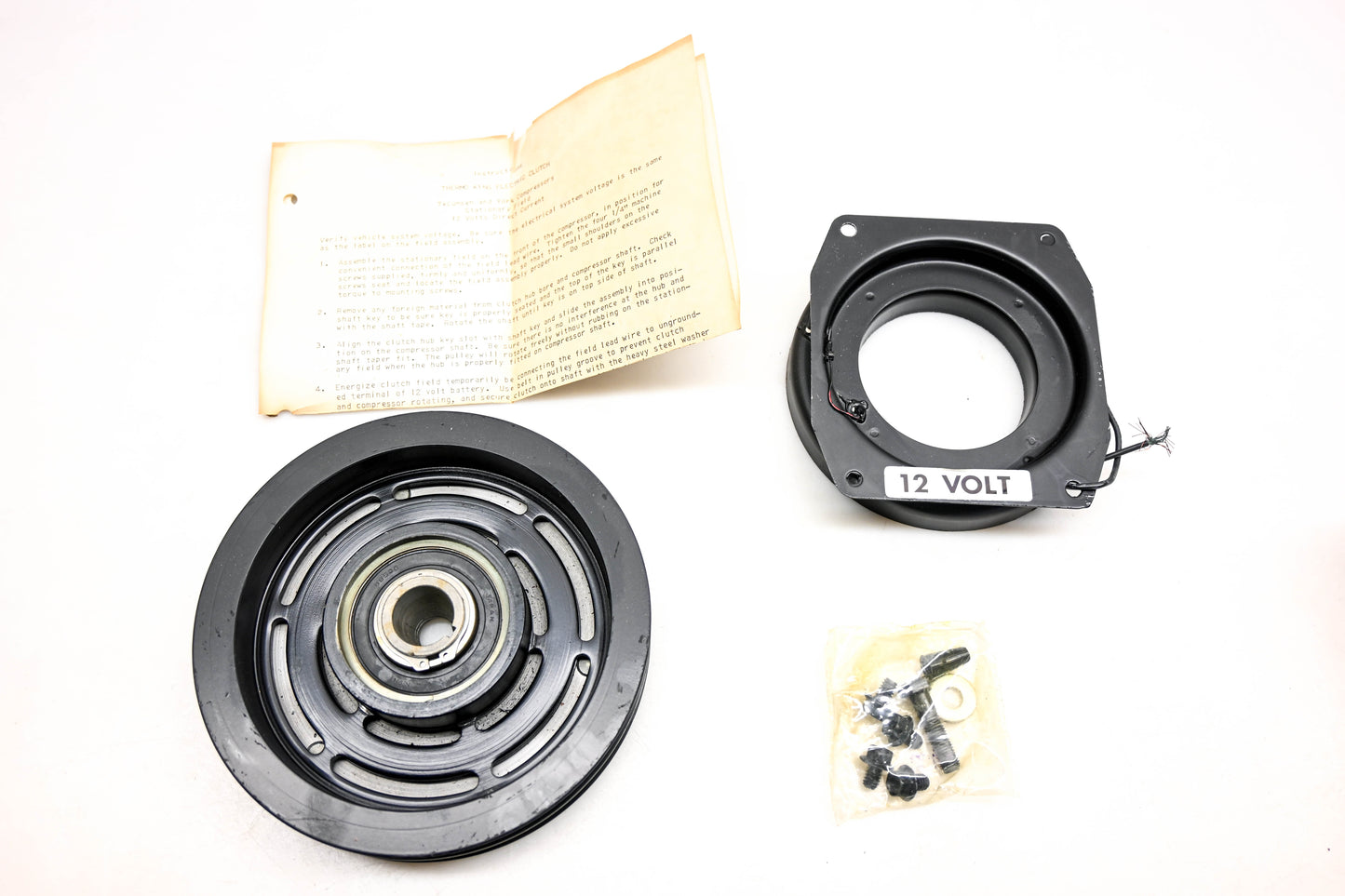 Thermo King 2001-6 5 12vdc Electrical Magnetic Clutch Kit NOS