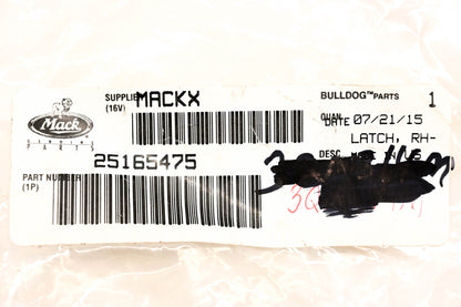 Mack 25165475 Righthand Hood Latch Bracket NOS