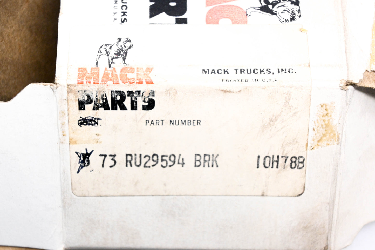 Mack 73RU29594 Bracket Rod NOS
