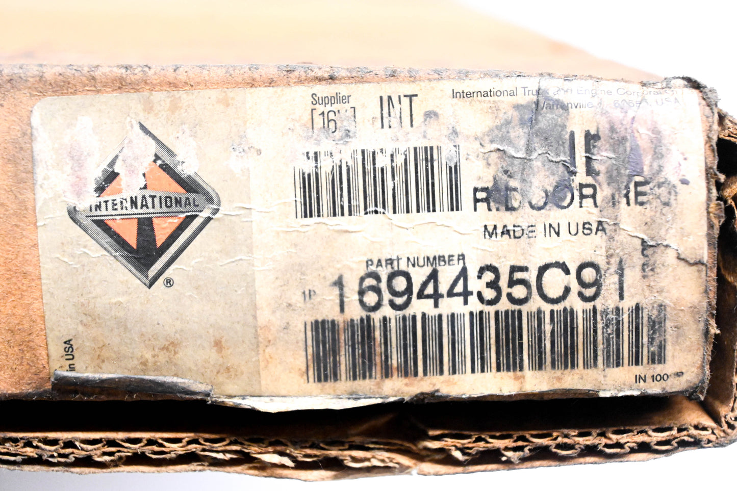International 1694435C91, C00054, 508234C93 Righthand Window Regulator NOS