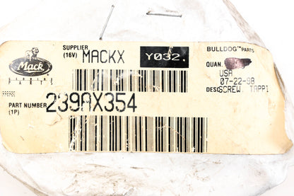 Mack 239AX354 Screws Qty 2 NOS
