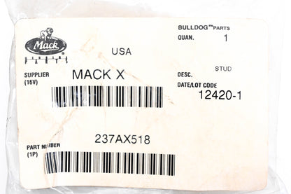 Mack 237AX518 Stud Fastener NOS