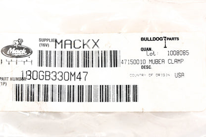 Mack 180GB330M47, 25101768 Mubea Spring Clamp NOS