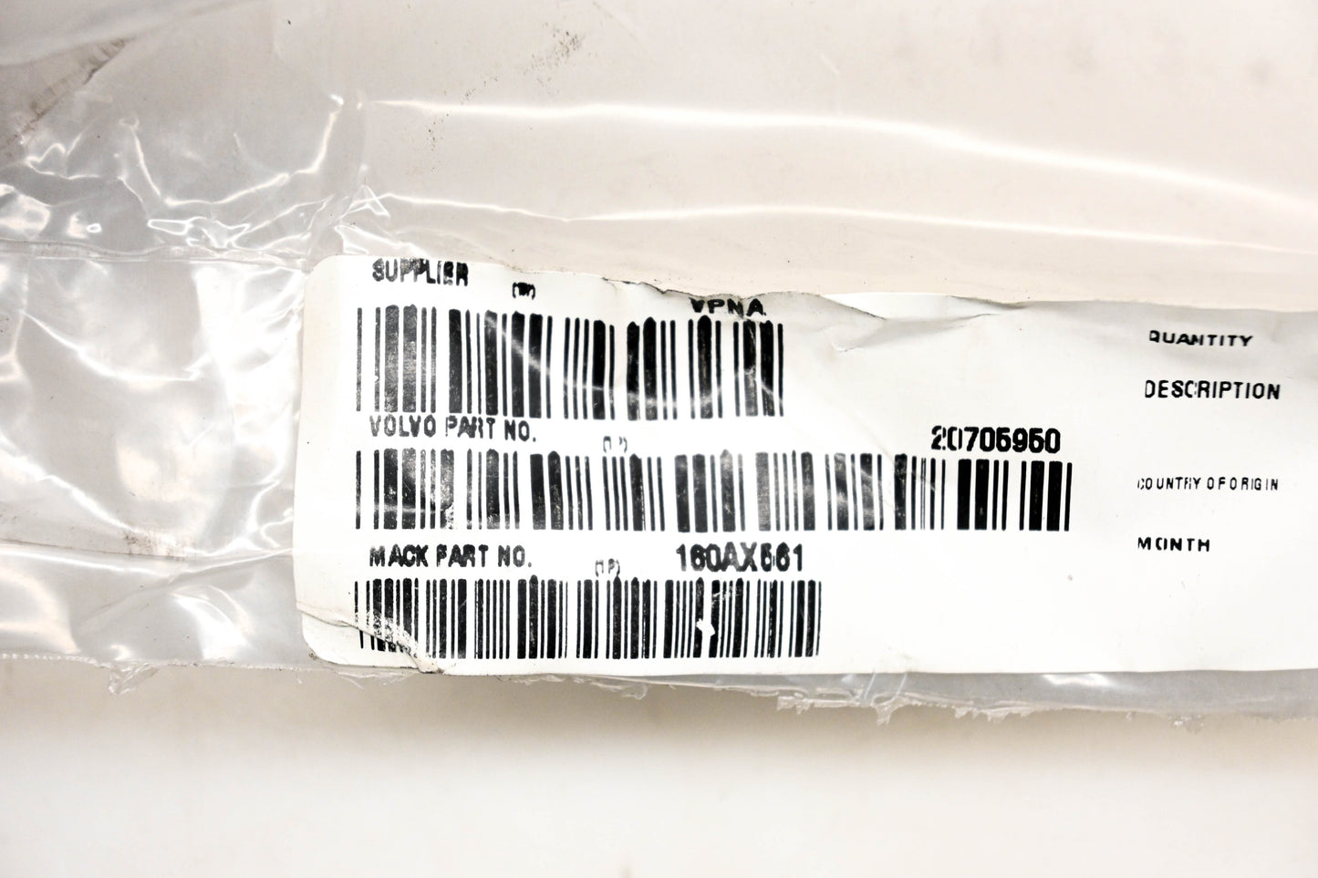 Mack 160AX561, 20705950 VPNA Hose NOS