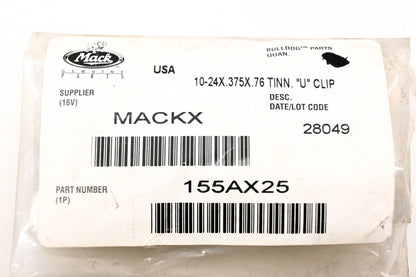 Mack 155AX25 U-Clip NOS