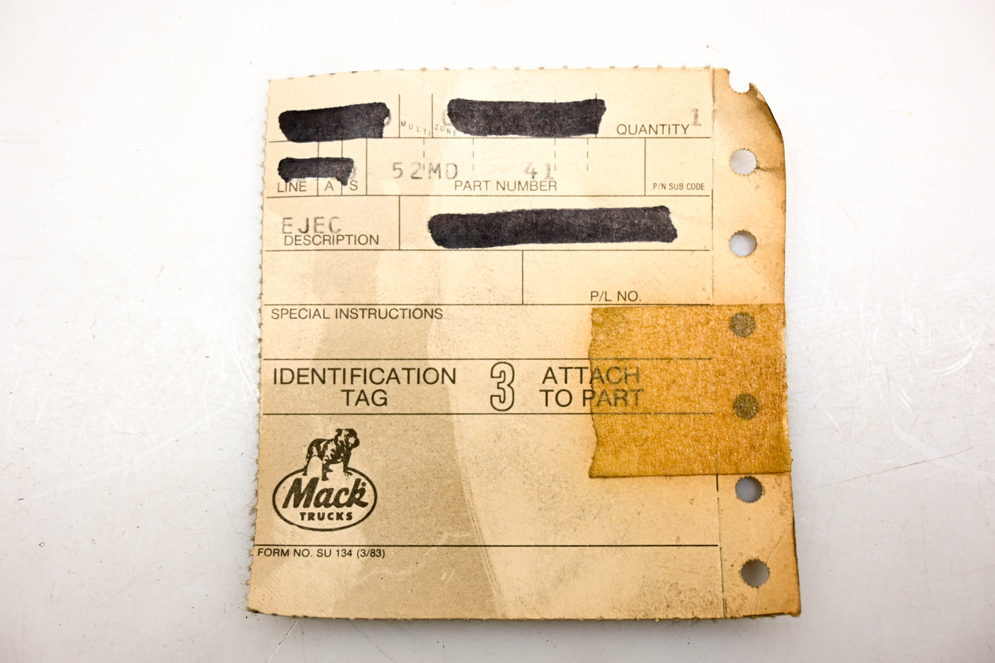 Mack 52MD41 Ejector NOS