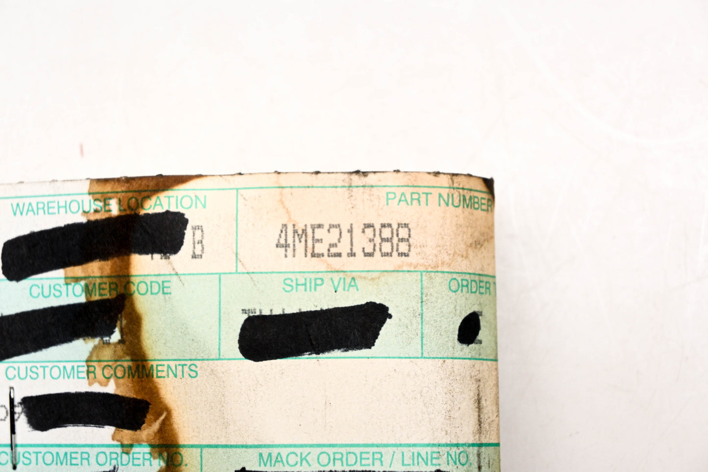 Mack 4ME21388 Flange NOS