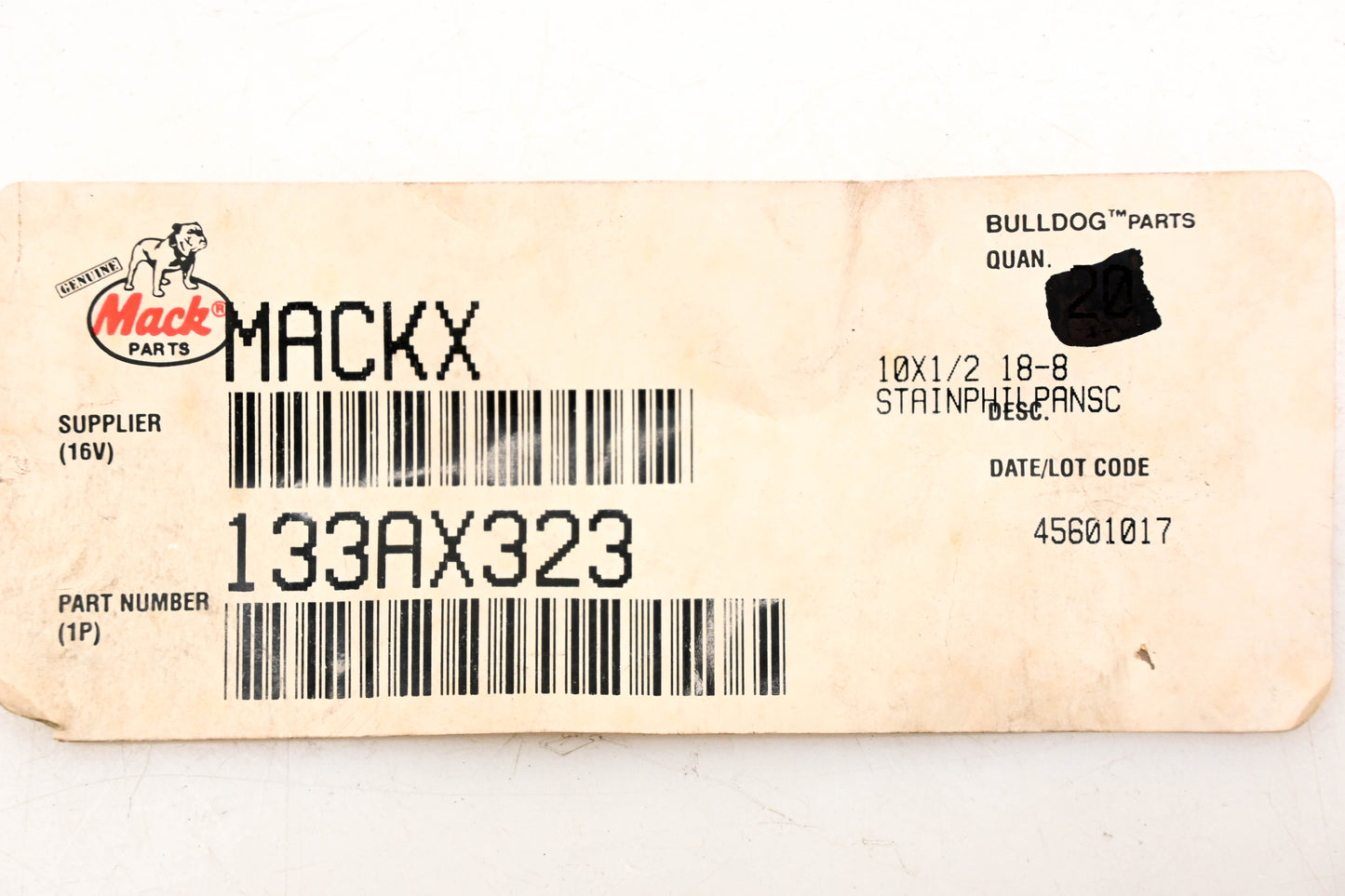 Mack 133AX323 Philips Panhead Screw NOS